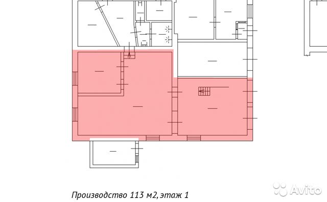Снять склад площадью 113 м2 г Санкт-Петербург, ул Курская, д 27 