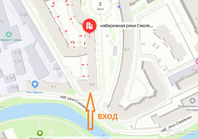 Снять торговую площадь  м2 г Санкт-Петербург, наб Реки Смоленки, д 3 к 2 